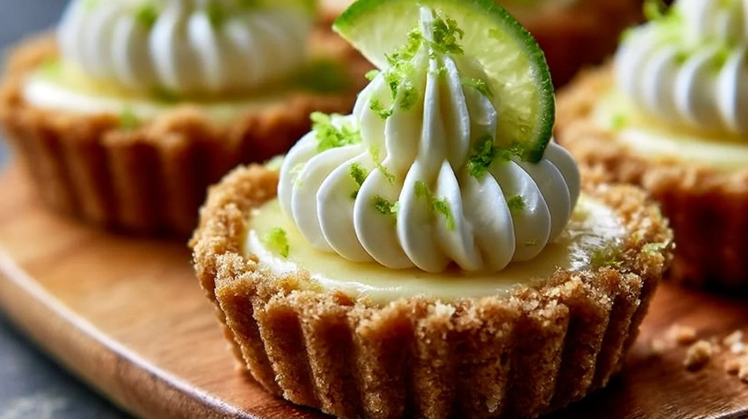 Mini Key Lime Cheesecakes