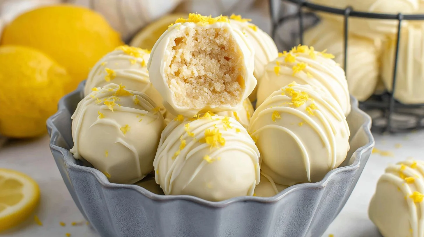 No-Bake Lemon Oreo Balls