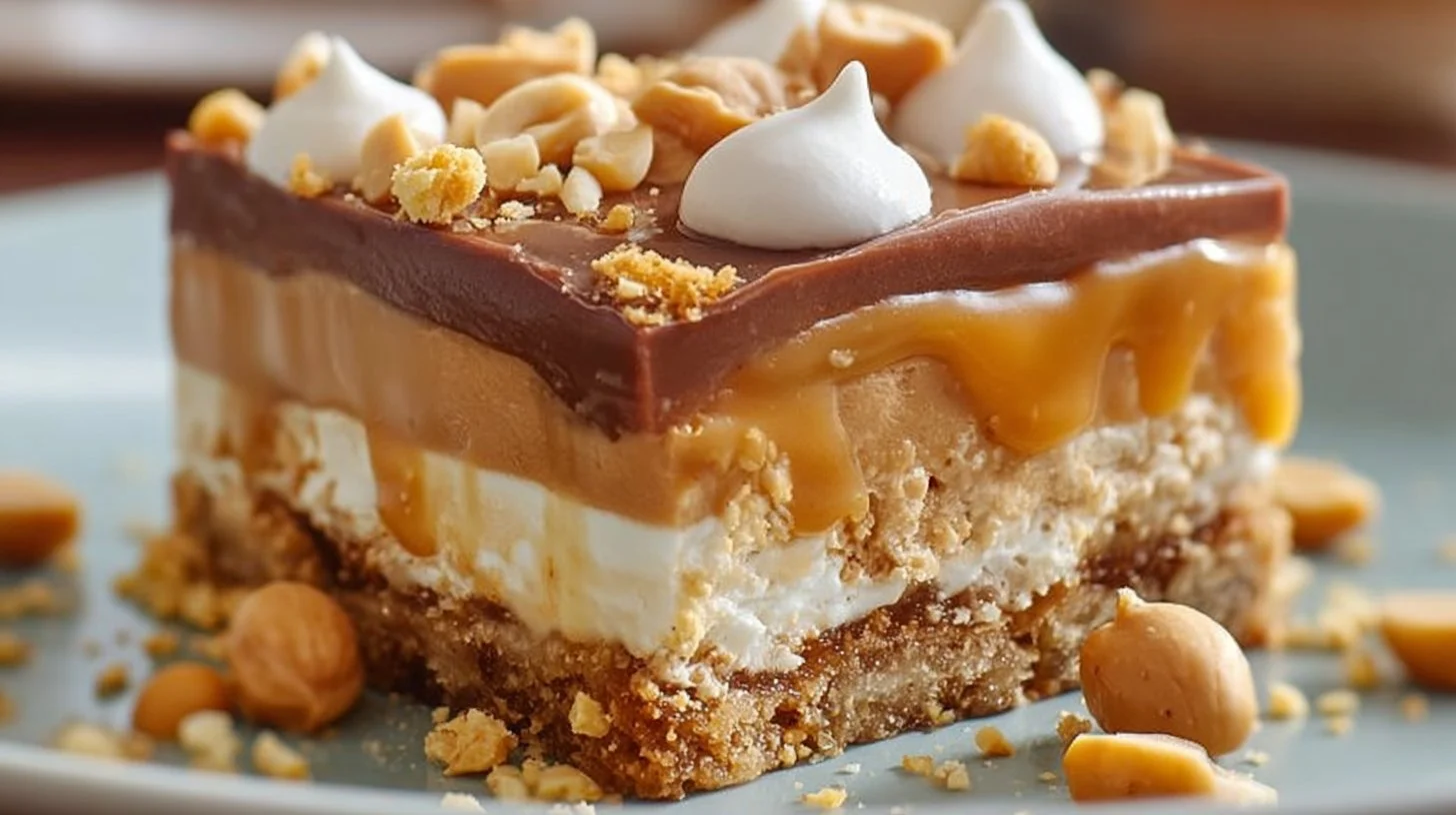 No-Bake Peanut Butter Lasagna