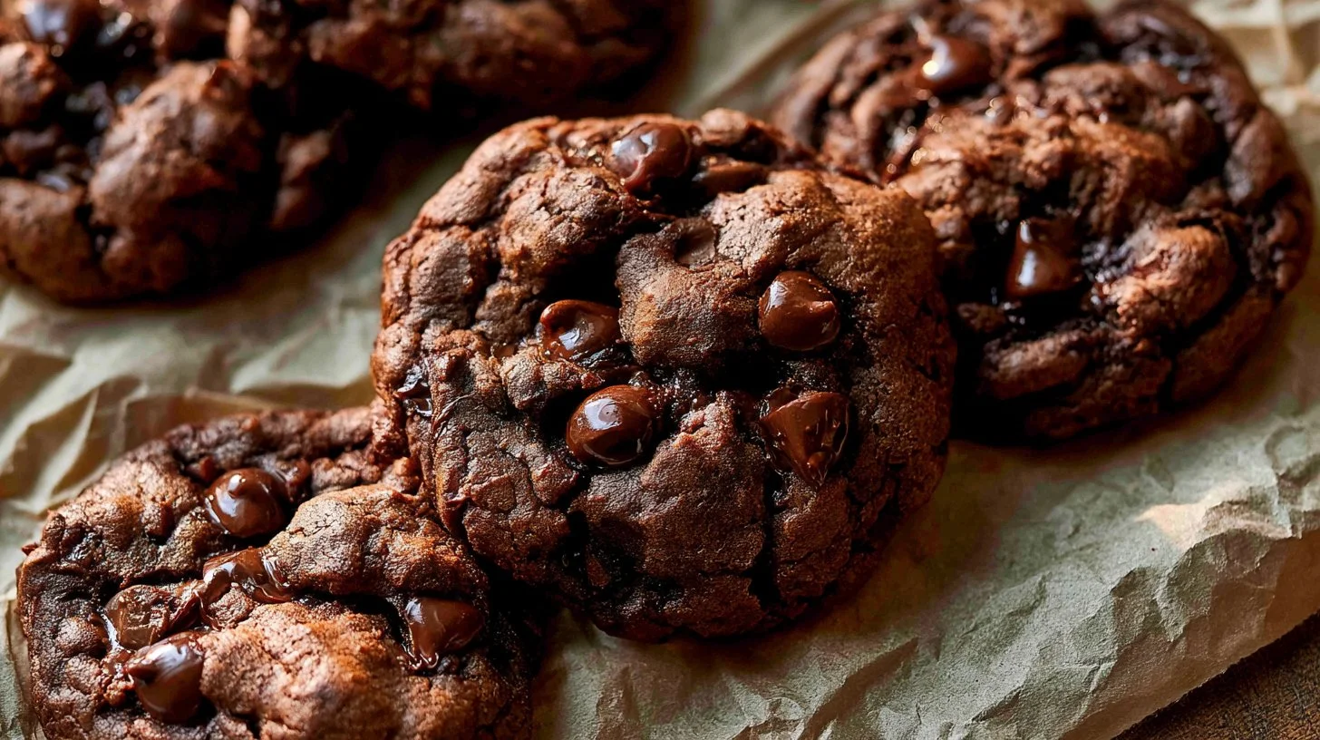 One Bowl Sourdough Discard Brownie Cookies