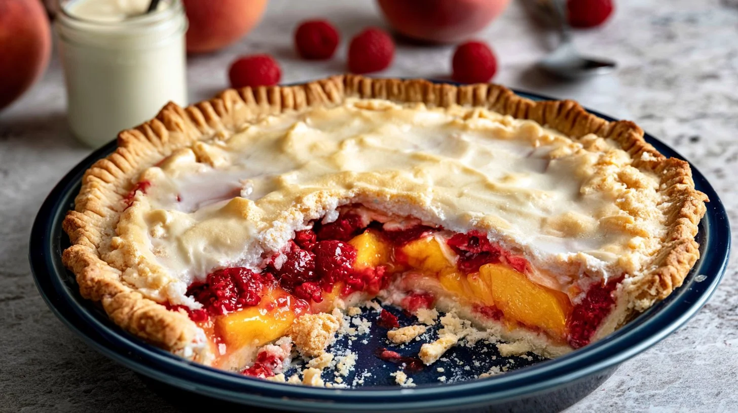 Peach Raspberry Pie