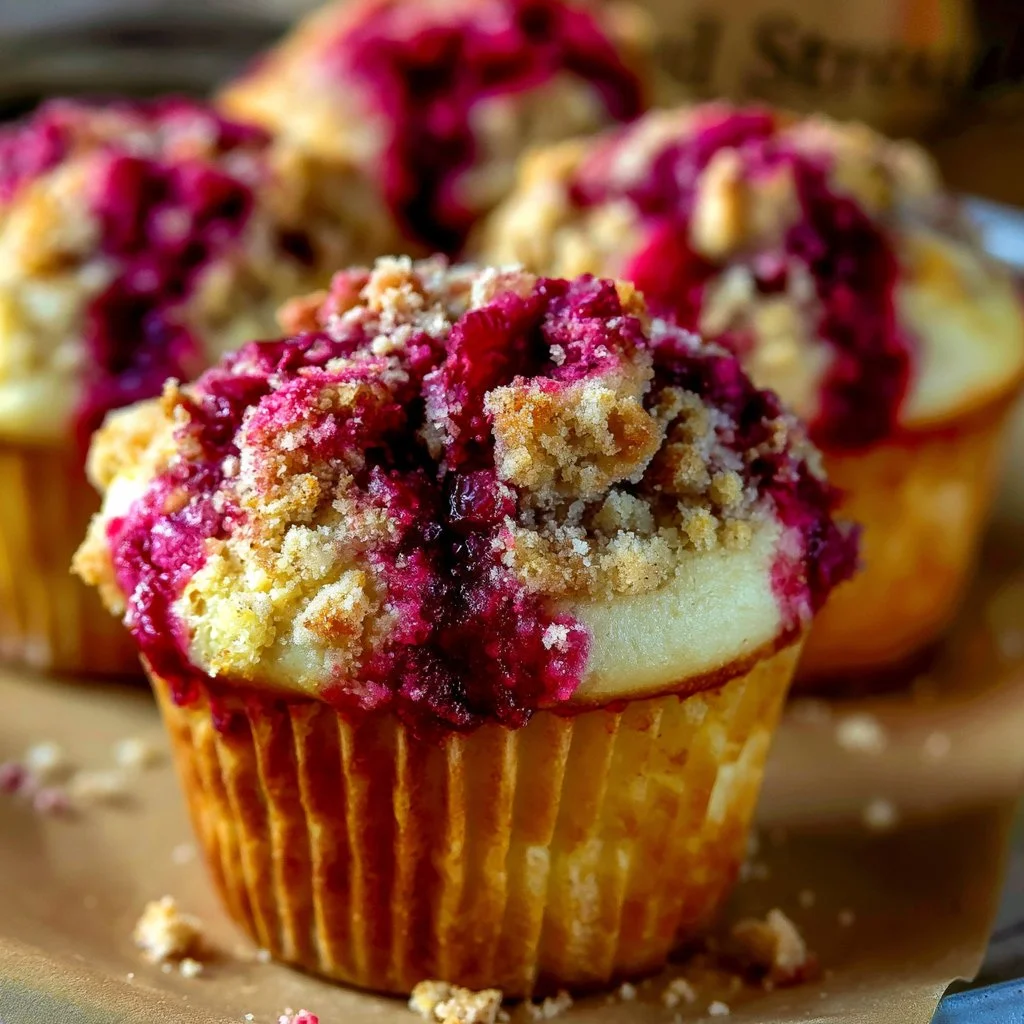 Raspberry Streusel Muffins