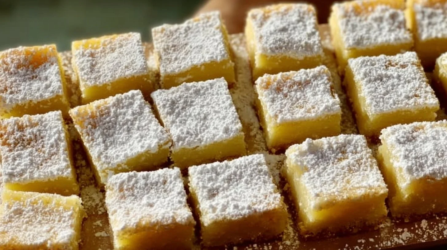 Sourdough Lemon Bars with Fresh Citrus Flavor