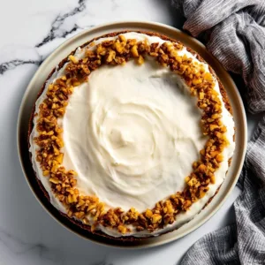 Sugar Free Carrot Cake 2 Delicious sugar free carrot cake topped with cream cheese frosting and walnuts.