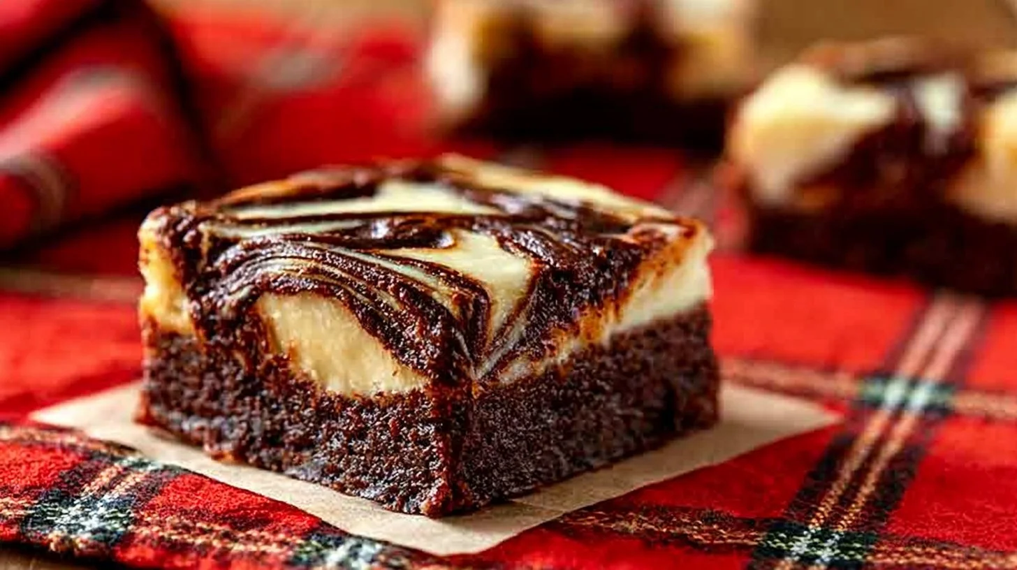 Swirled Cheesecake Brownies