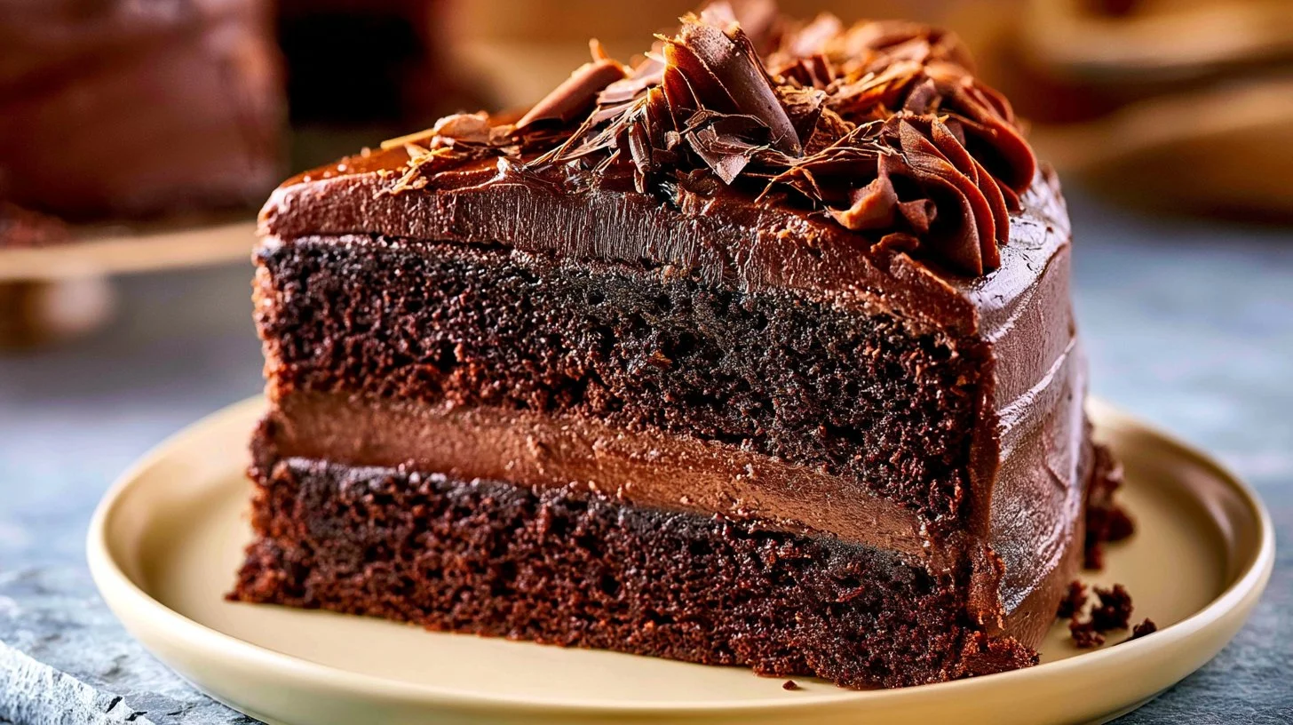 The BEST Healthy Chocolate Cake (NO sugar or fat!)