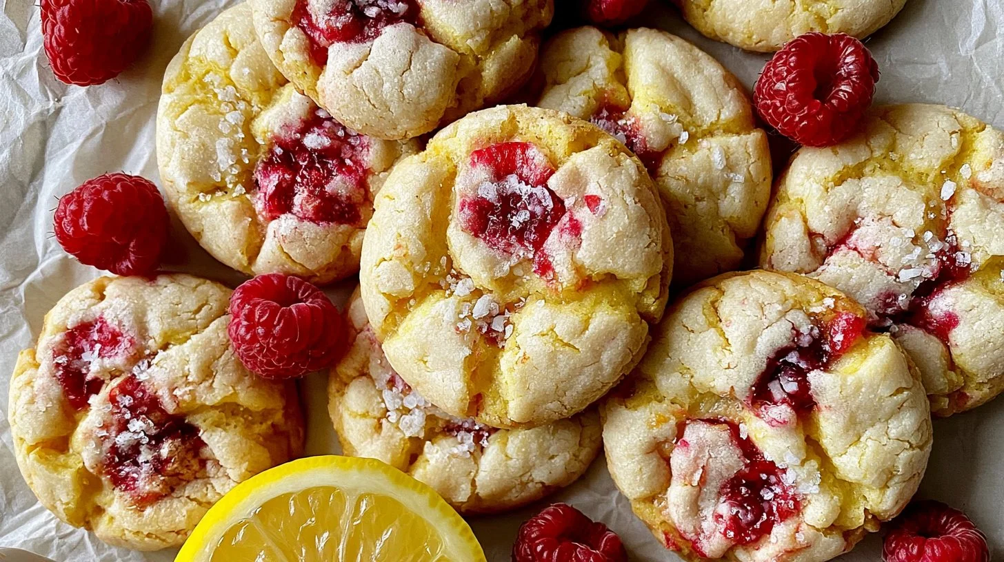 The Best Lemon Raspberry Cookies for Summer