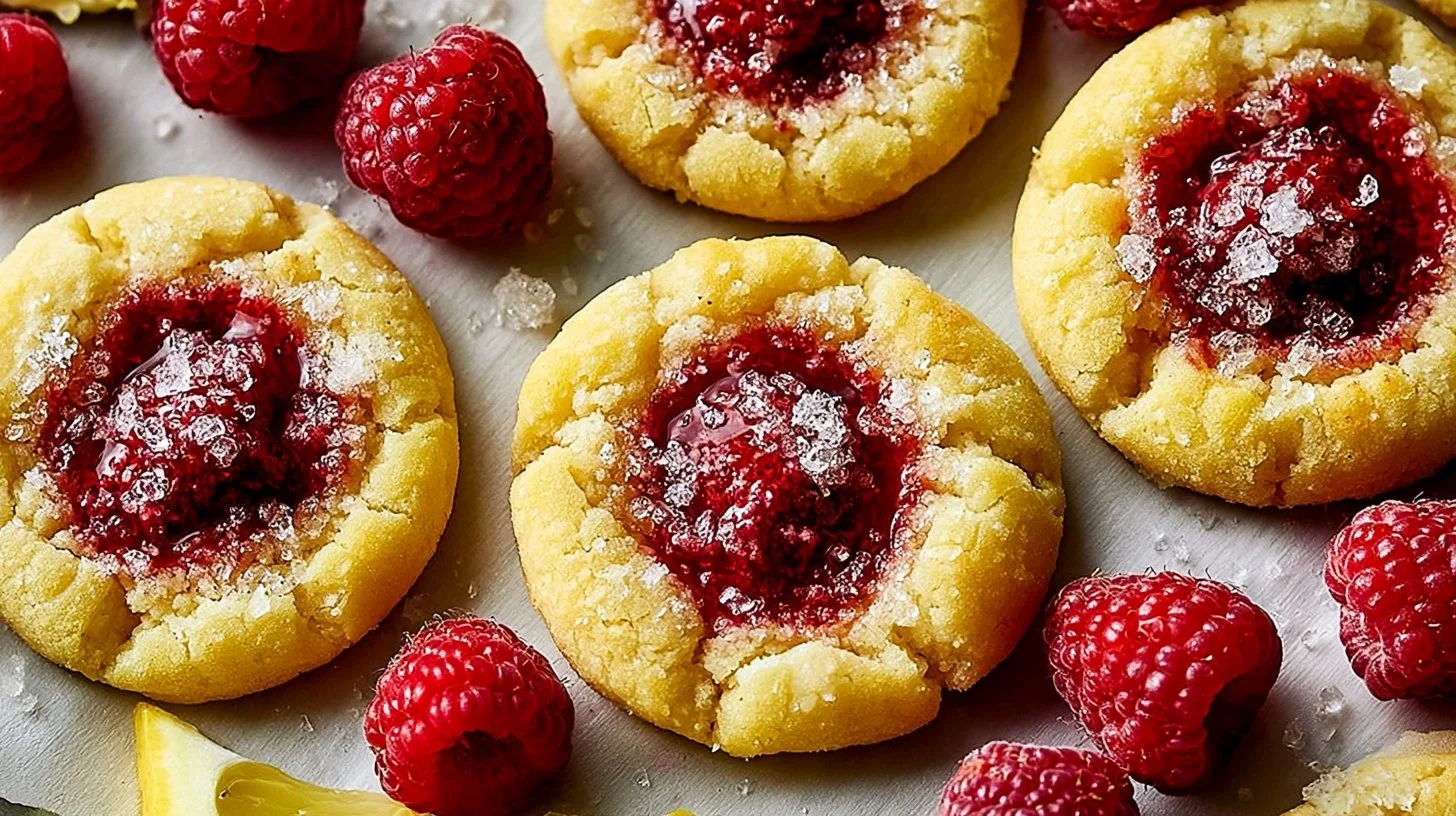 The Best Lemon Raspberry Cookies – Soft & Easy Summer Treat