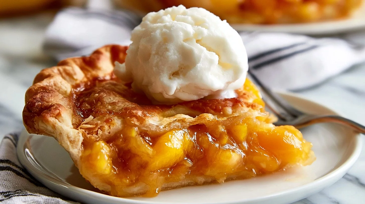 The BEST Peach Pie Recipe Ever