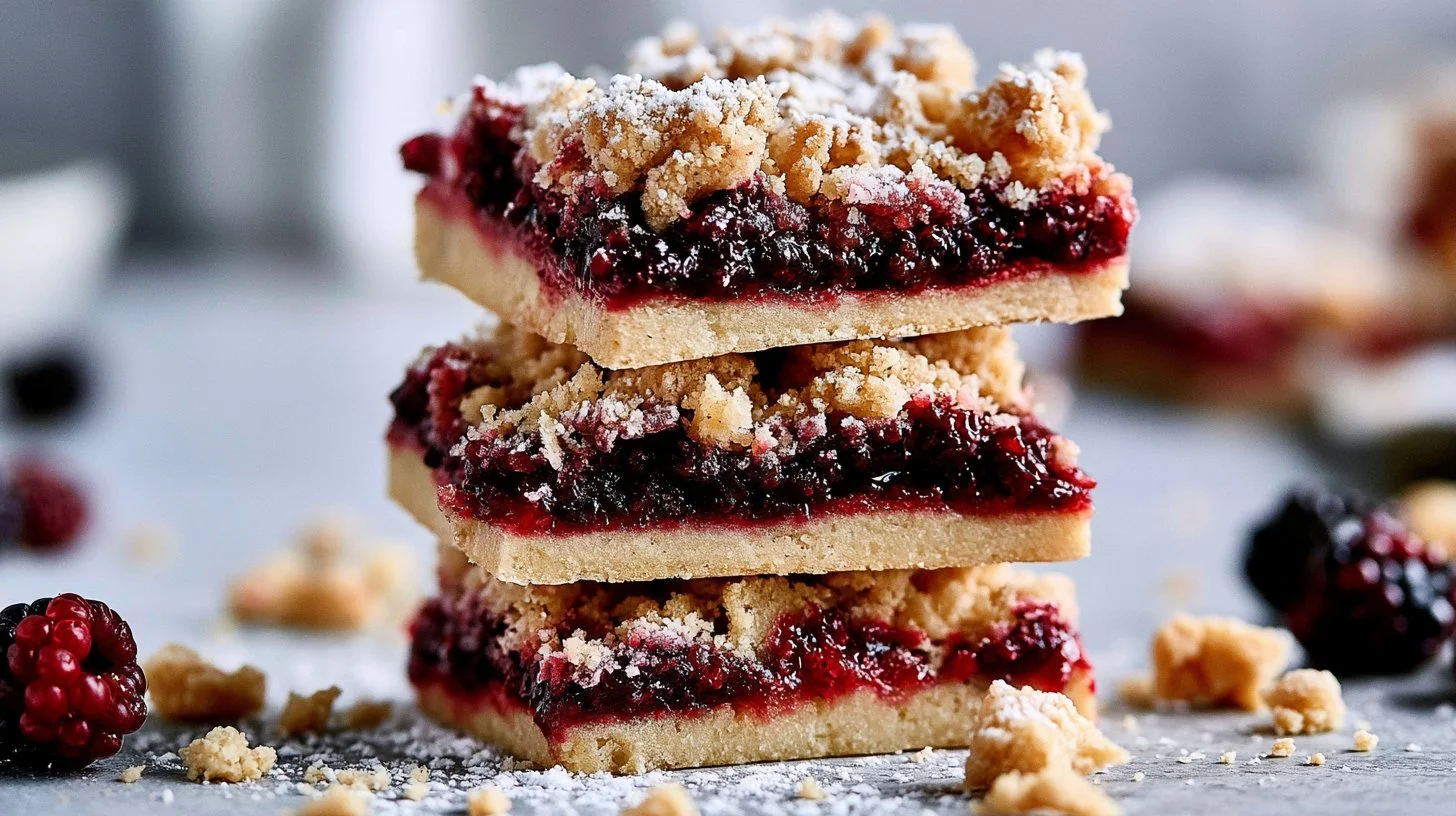 Blackberry Crumb Bars