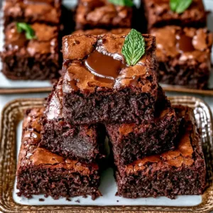 Delicious sugar free brownies with no added sugar, beautifully presented on a plate.