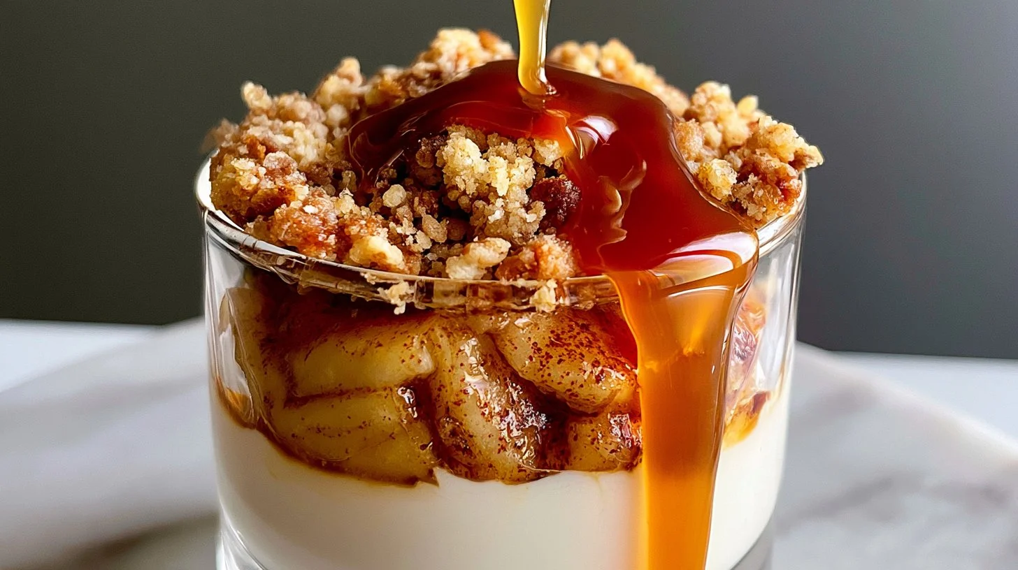 Caramel Apple Cheesecake Cups