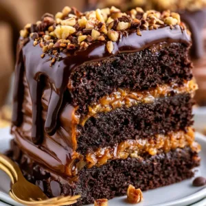 Chocolate Peanut Butter Gooey Melt Cake 2 Delicious Chocolate Peanut Butter Gooey Melt Cake on a plate