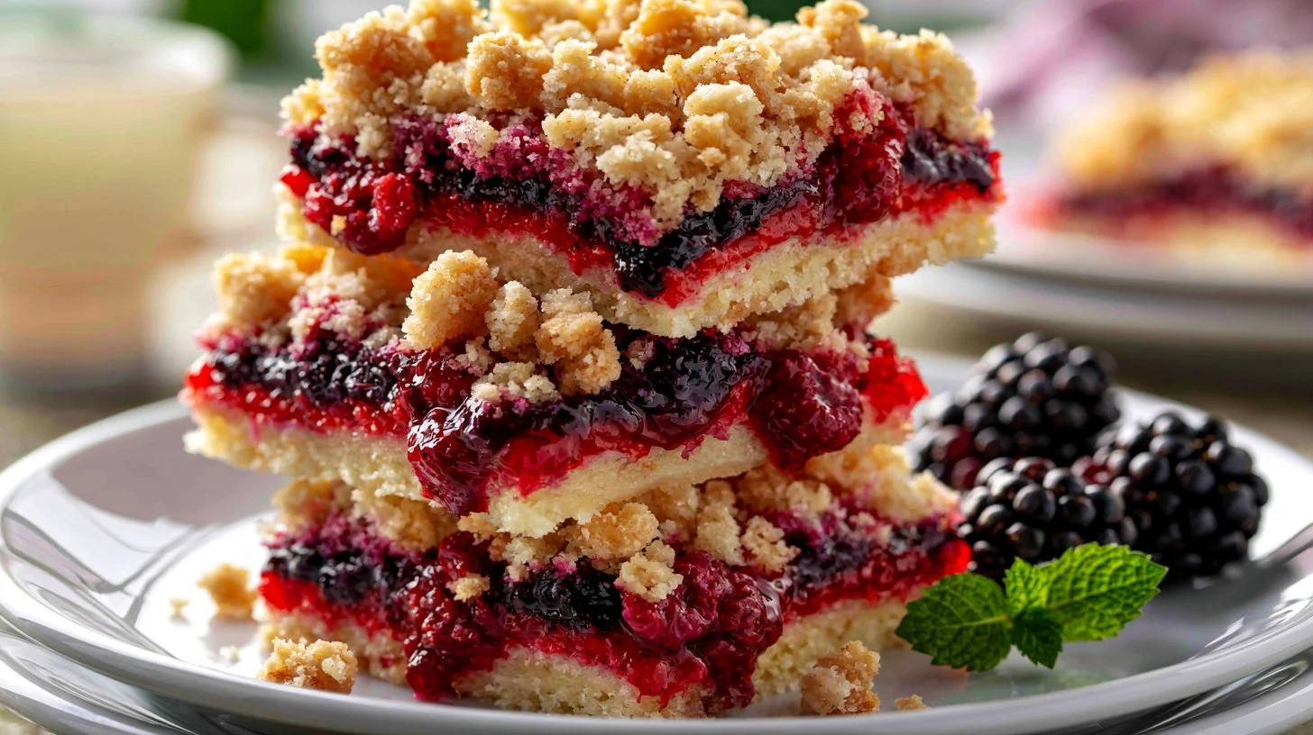 Blackberry Pie Bars