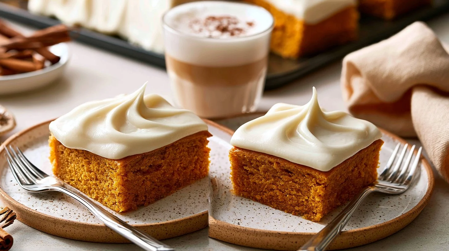 Easy Pumpkin Bars with Cream Cheese Frosting