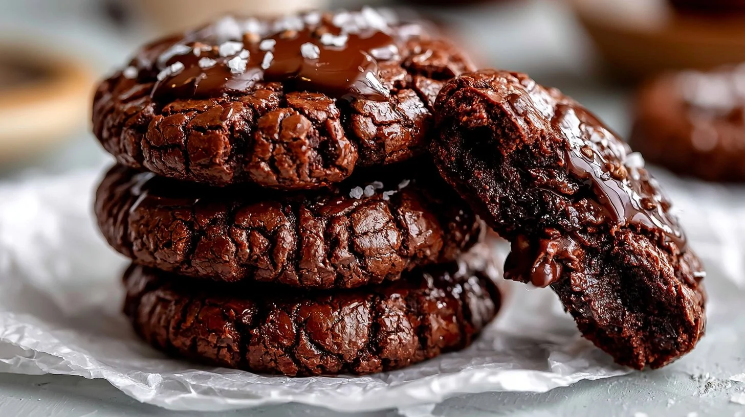 Fudgy Gluten-Free Chocolate Cookies (Sugar-Free & Low Carb)