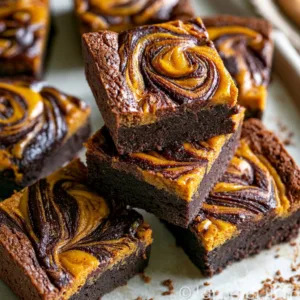 Gluten Free Cheesecake Brownies Fudgy Fall Dessert 3 Gluten-free fudgy cheesecake brownies topped with creamy cheesecake layer.