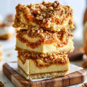 Delicious homemade Pumpkin Cheesecake Bars topped with whipped cream.