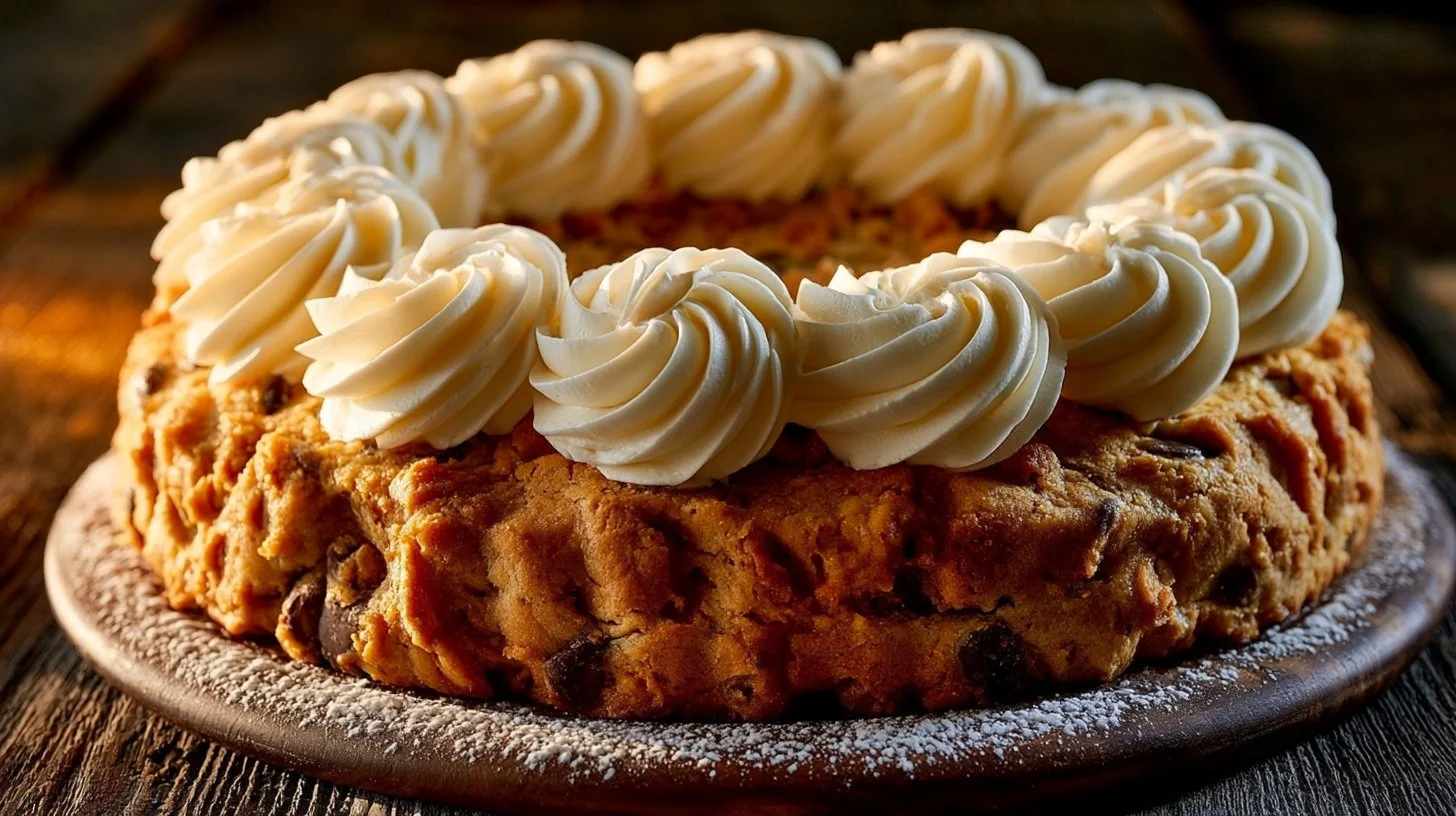 Scrumptious Chocolate Chip Cookie Cake