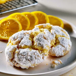 Sugar-free Cool Whip cookies fresh out of the oven on a baking sheet.