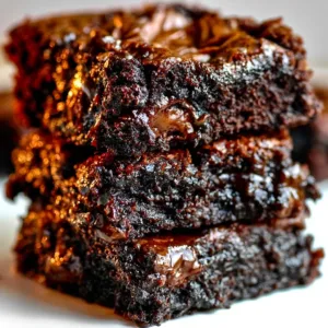 Delicious and fudgy brownies with chocolate chunks on a rustic wooden table