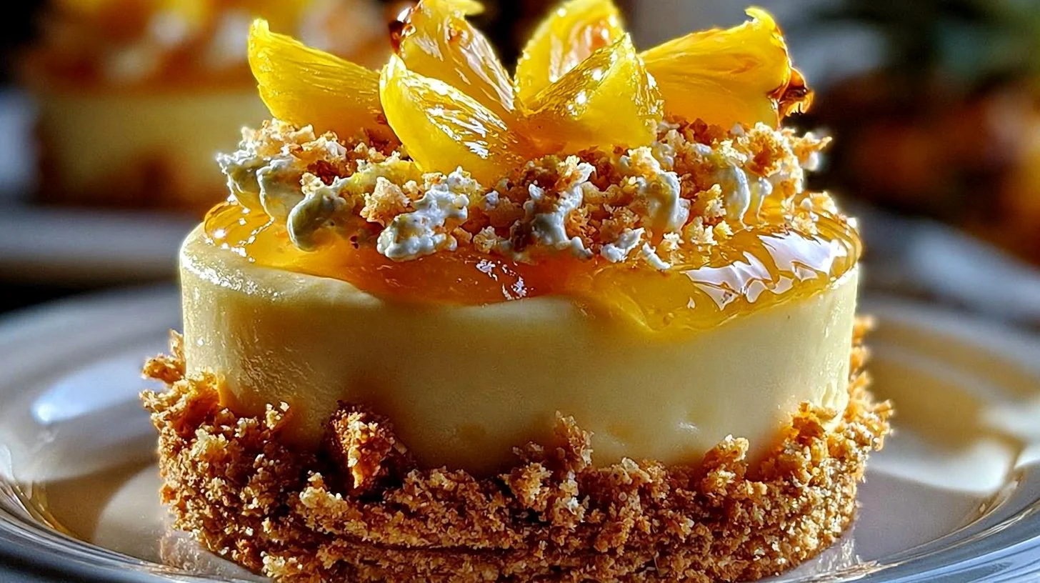 Wonderful Tropical Pineapple Cake 2 Pineapple Cheesecake Cups