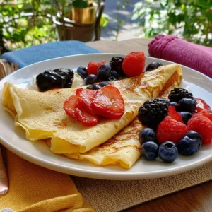Delicious crepes recipes for sweet and savory dishes