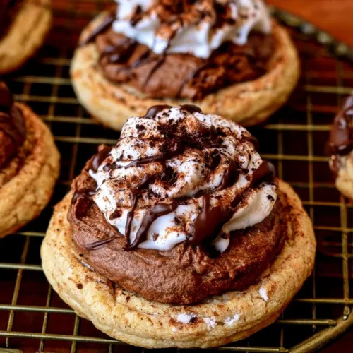 Delicious French Silk Cookies with rich layers of chocolate