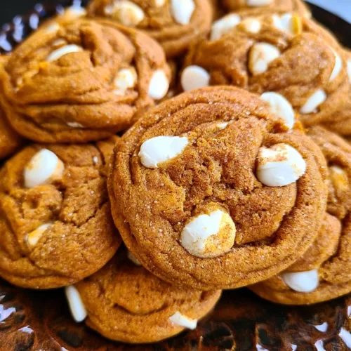 White chocolate pumpkin snickerdoodles with cinnamon sugar topping