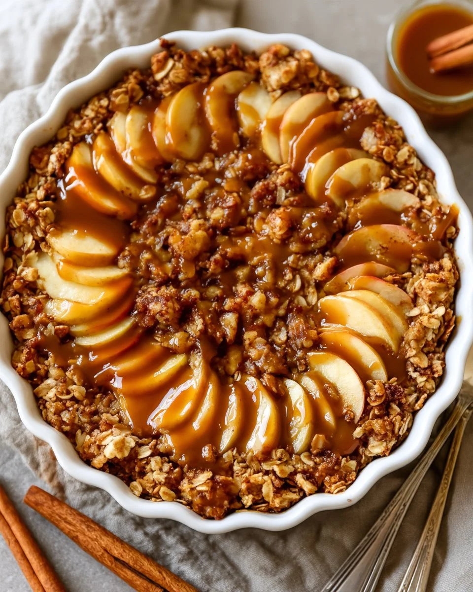 Delicious Apple & Oatmeal Air Fryer Cups fresh from the air fryer.