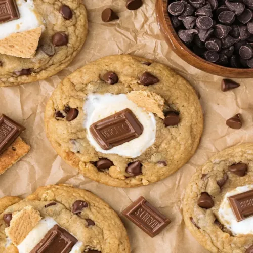 sourdough smores cookies gooey chocolate 2026 09 08 201939 819x1024 1 Sourdough S'mores Cookies Gooey Chocolate