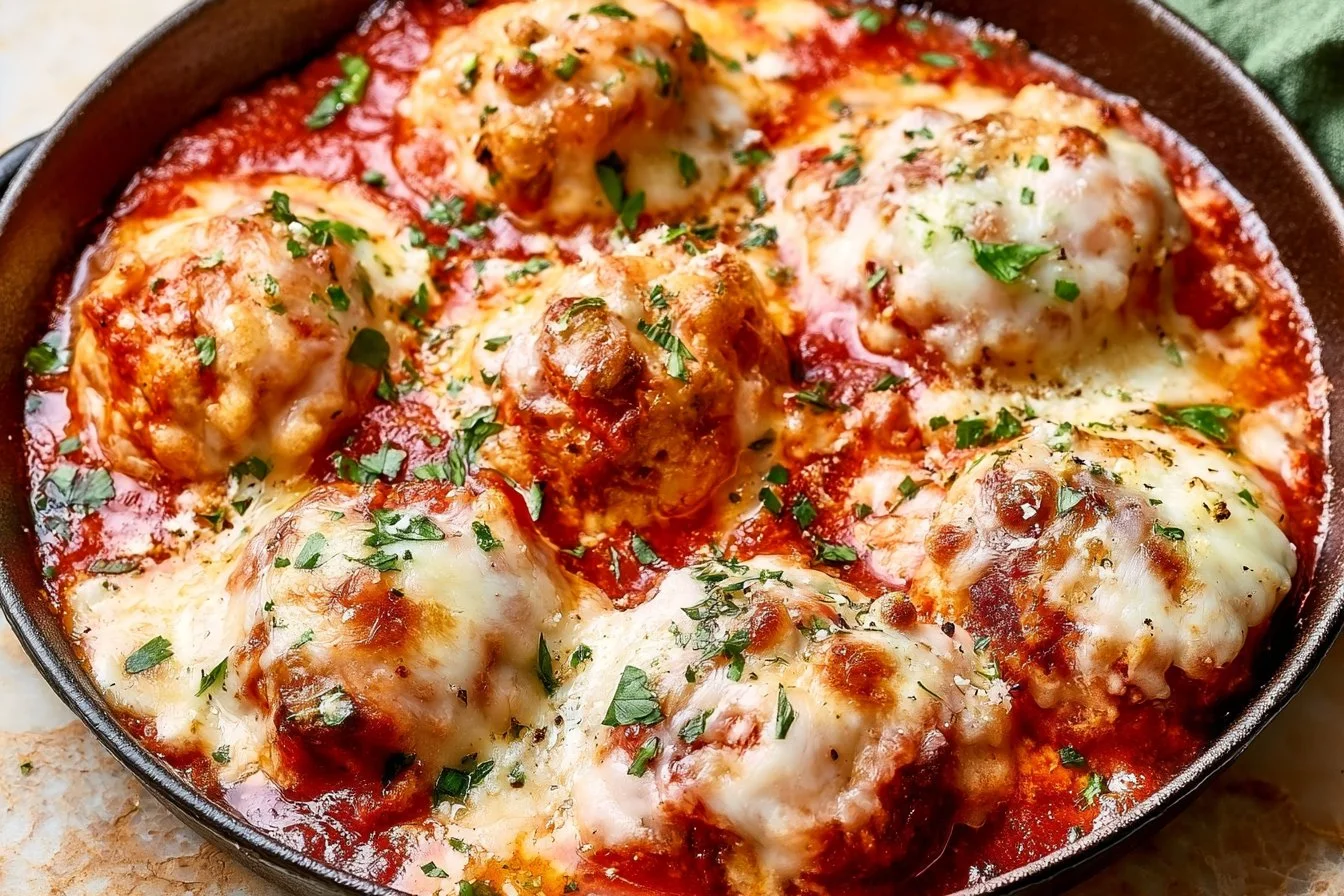 Chicken Parm Meatballs