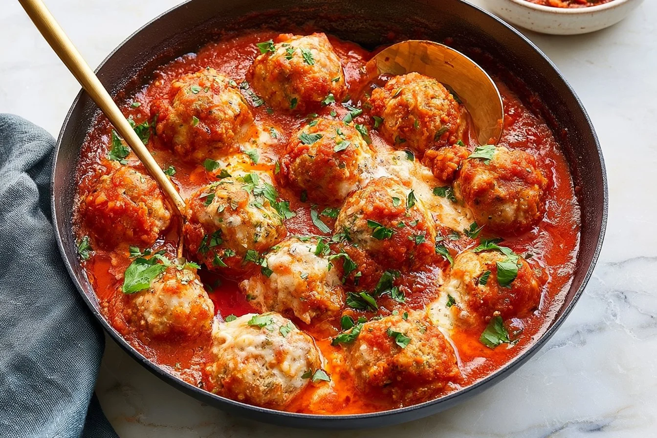 easy-ricotta-meatballs-15-minute-2026-10-07-203933 15-minute easy ricotta meatballs served in a plate
